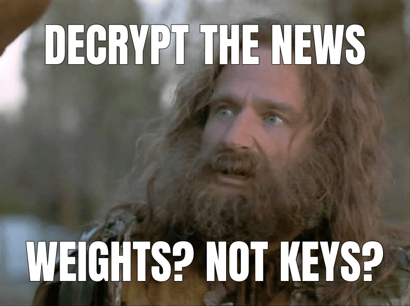 Decrypt the news (What Year Is It? meme)