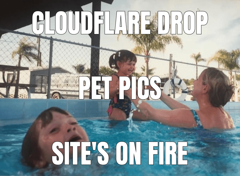 Cloudflare drop