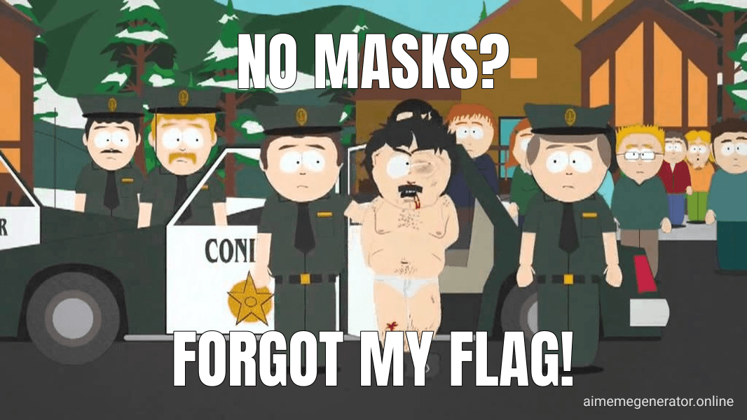 Oh, I'm Sorry, I Thought This Was America meme about "The UK's War on Anonymity Has Come to America"