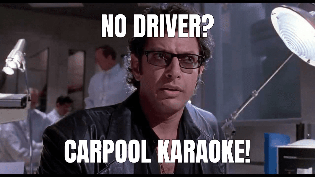 Life... Finds a Way meme about "Waymo Premier"