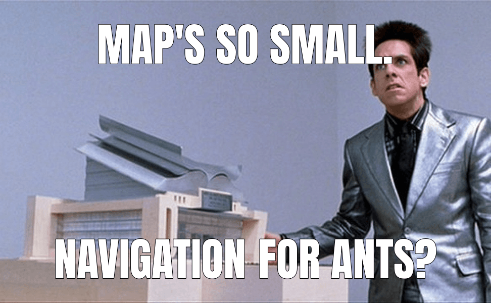 What is this, a Center for Ants?! meme about "OS9Map"