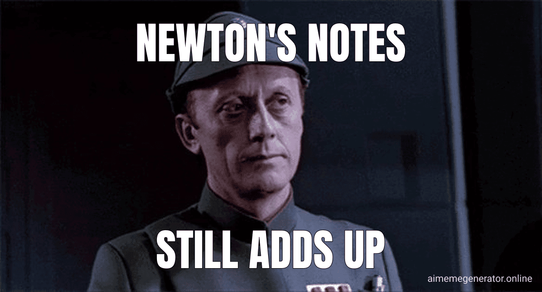 Newton's notes