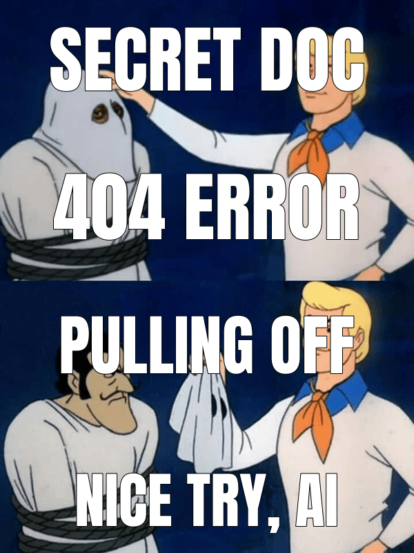 Scooby Doo Reveal meme about "Codex Security"