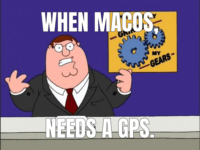 When macOS,