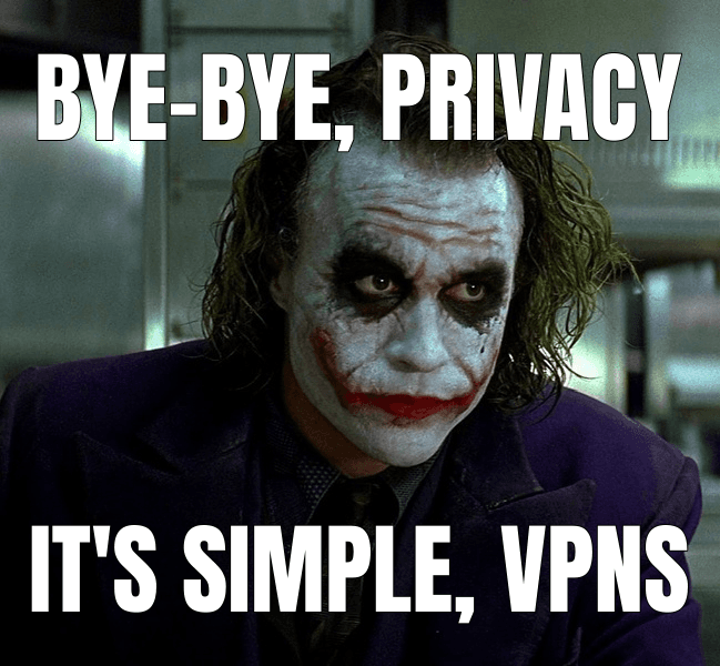 Bye-bye, privacy — It's Simple, Kill the Batman meme