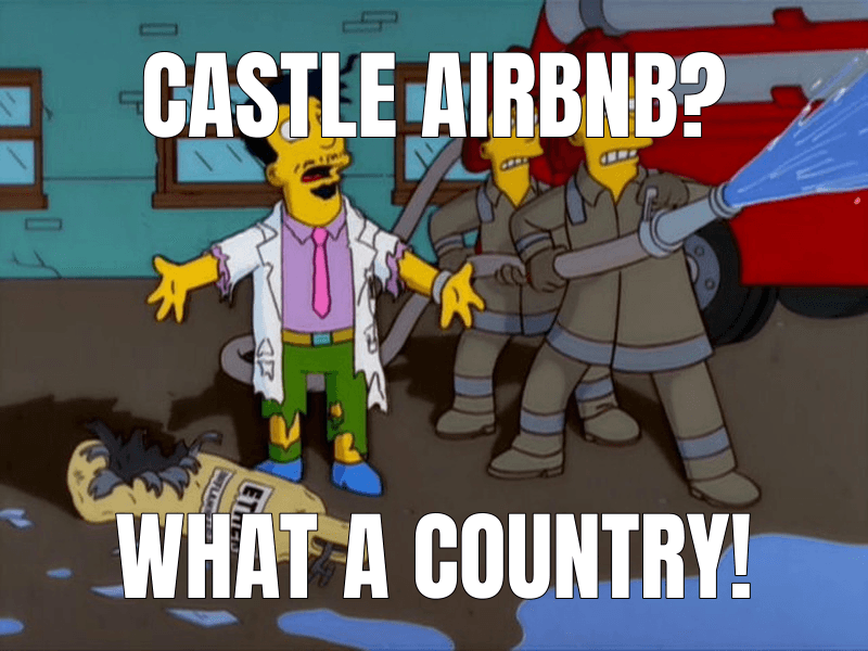 What a Country meme about "The World's 2,400 Castles"