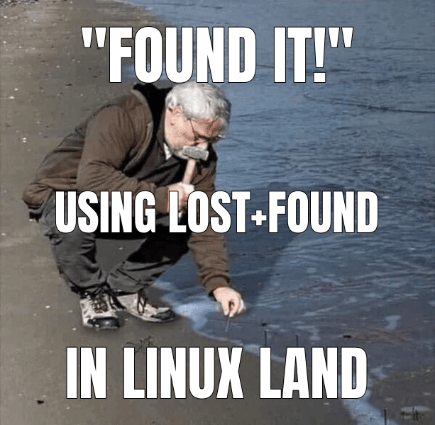 "Found it!"