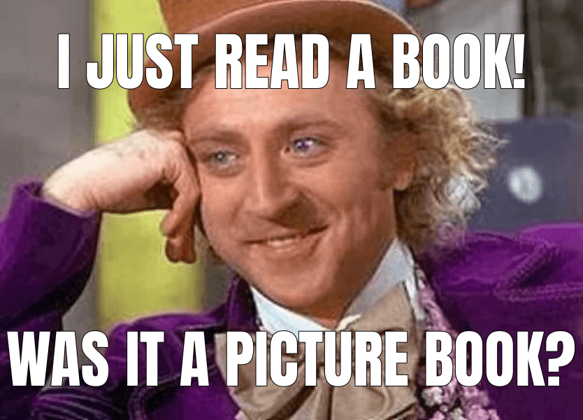 I just read a book!