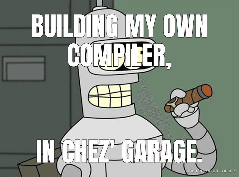 Building my own compiler,