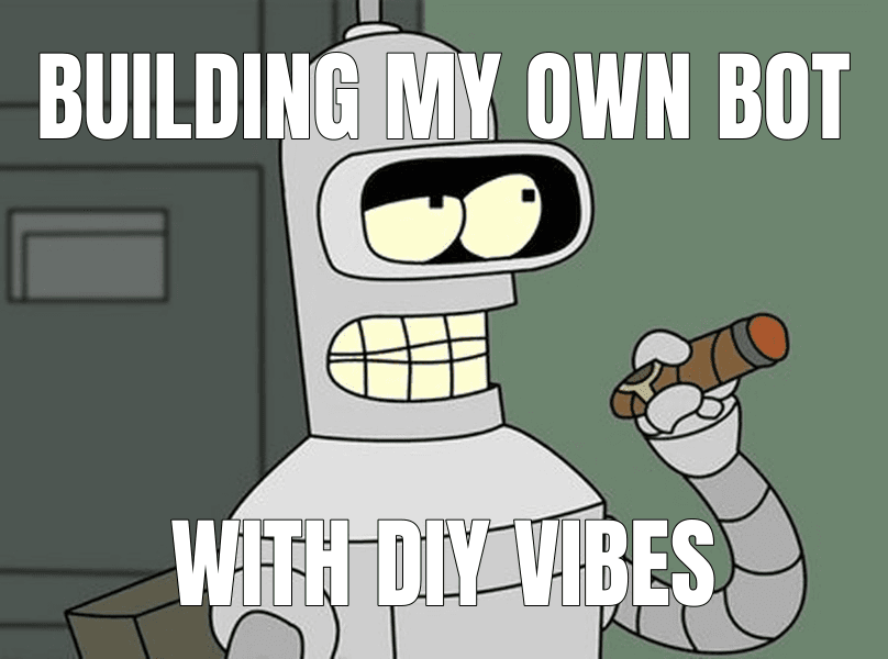 I'm Going to Build My Own Theme Park meme about "Oomwoo, an open-source robot vacuum you build yourself"