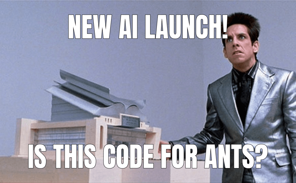 What is this, a Center for Ants?! meme about "Qwen3.8-Max: A New Bar for Coding and Cowork"