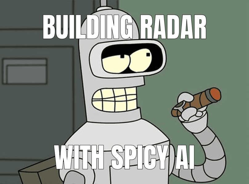 I'm Going to Build My Own Theme Park meme about "I built a mmWave material classification radar (2025)"