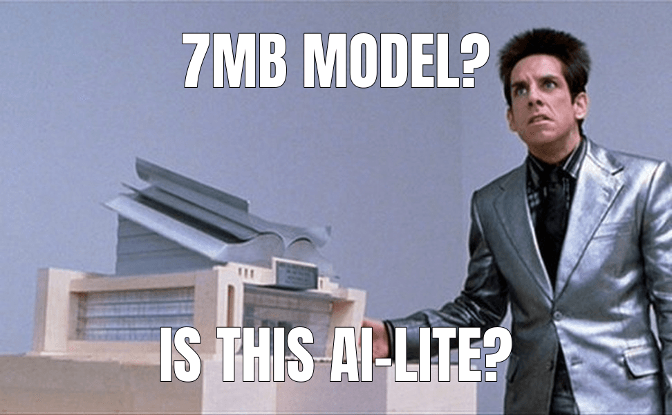 What is this, a Center for Ants?! meme about "Ternlight – 7 MB embedding model that runs in browser (WASM)"