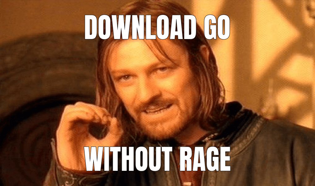 One Does Not Simply Walk into Mordor meme about "Go 1.27 Interactive Tour"