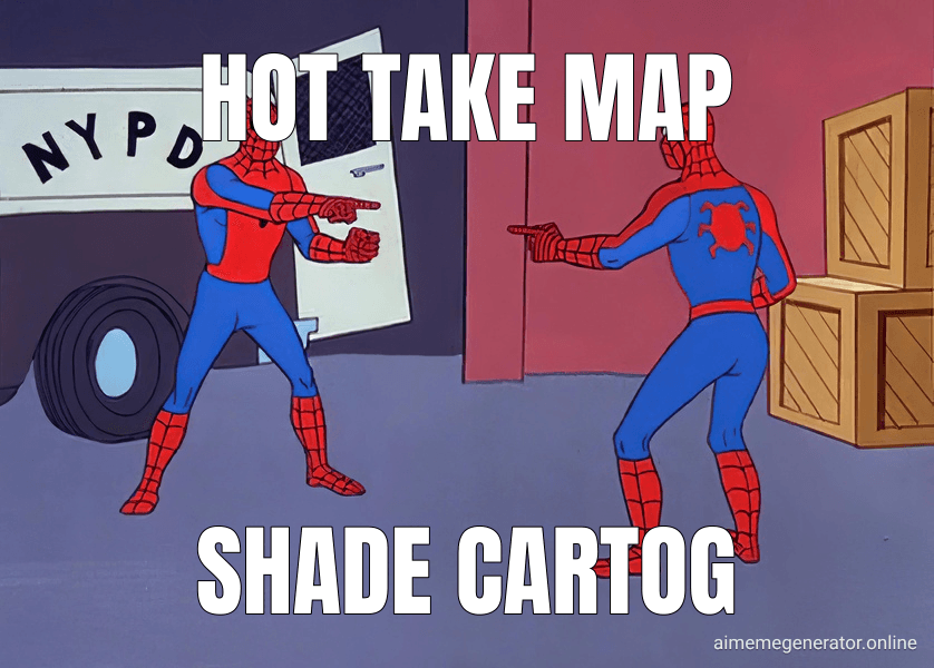 Hot Take Map