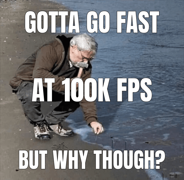 Gotta go fast