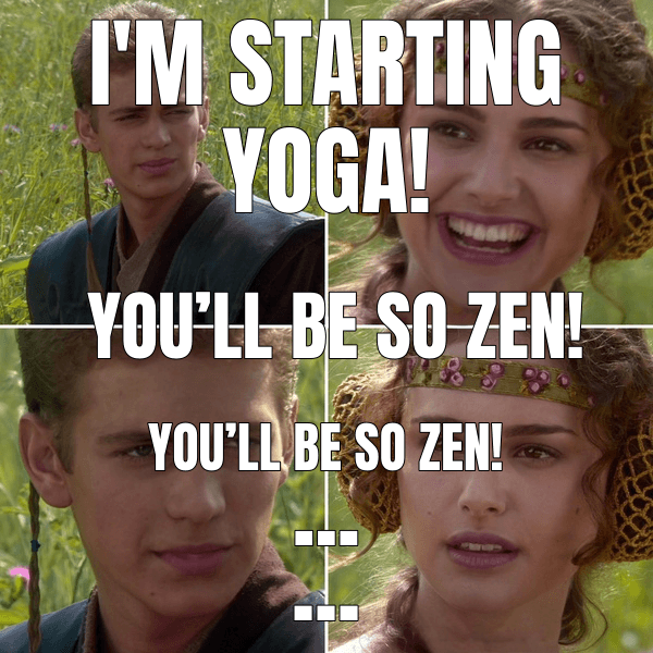 I'm starting yoga!