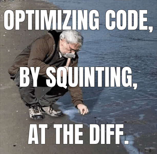 Optimizing code,