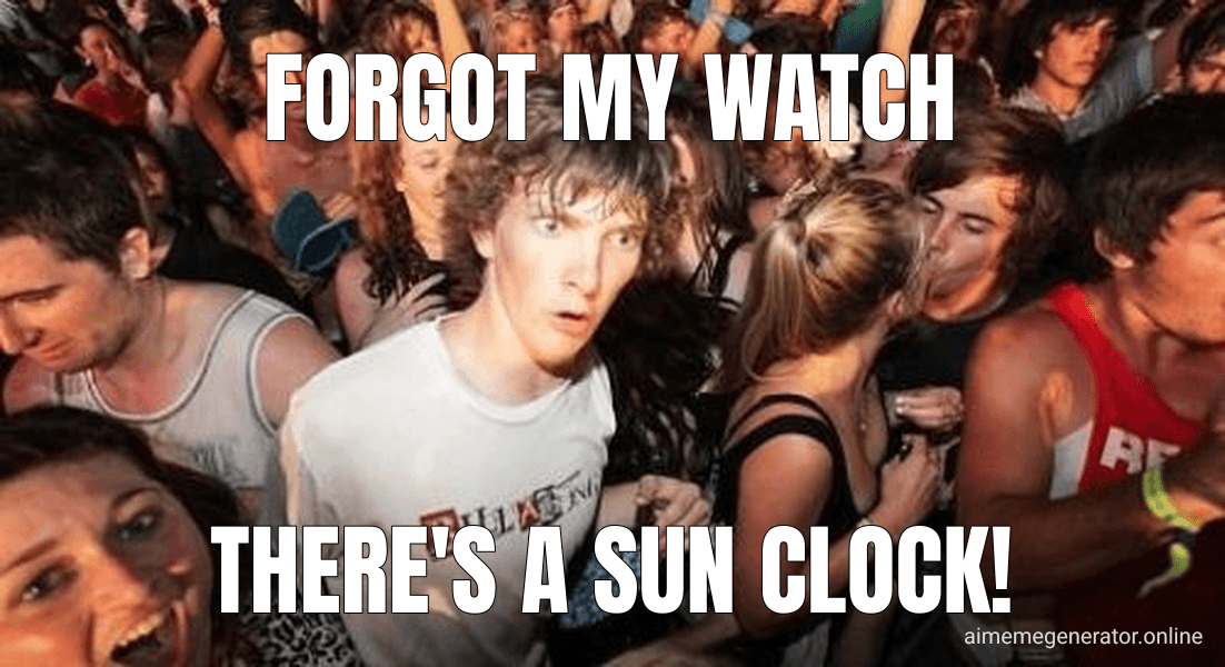 Forgot my watch
