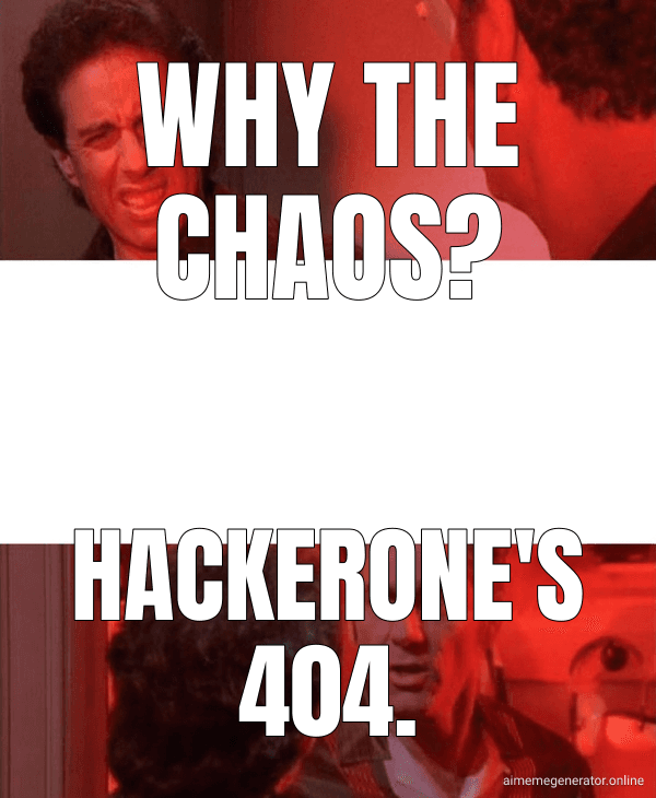 Why the chaos?