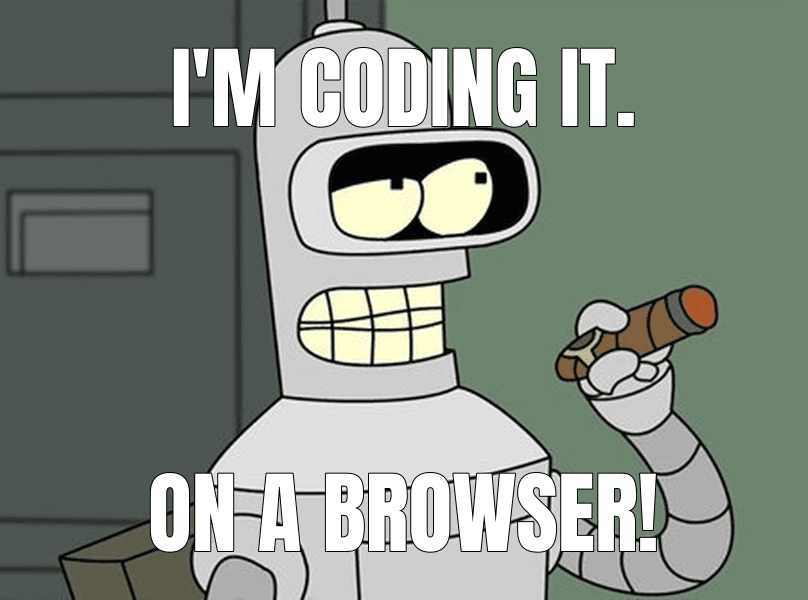 I'm coding it. — I'm Going to Build My Own Theme Park meme