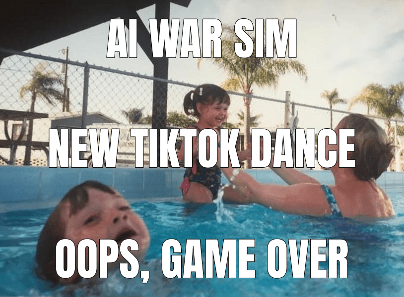 AI war sim
