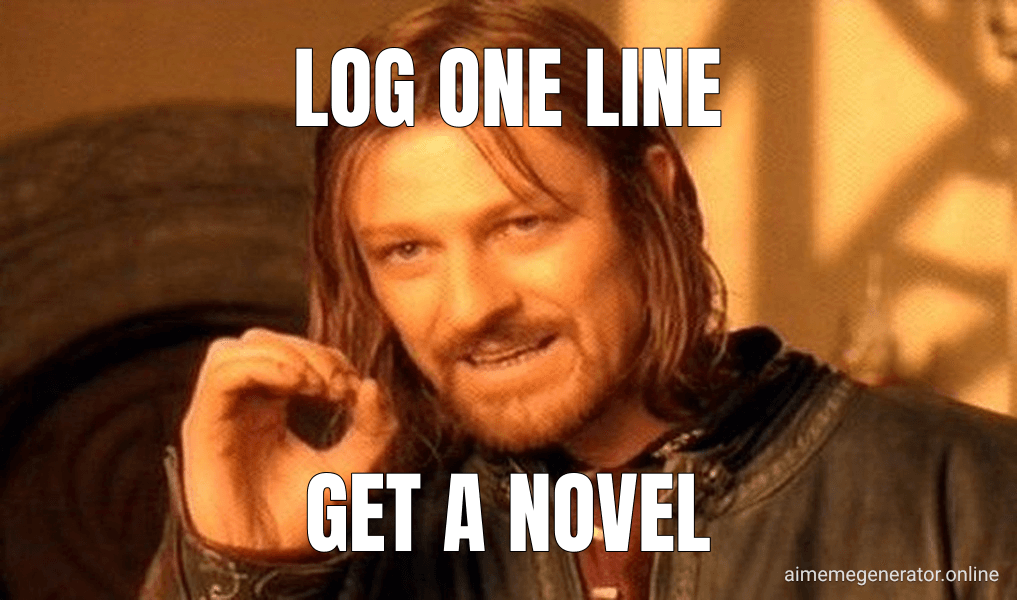 Log one line