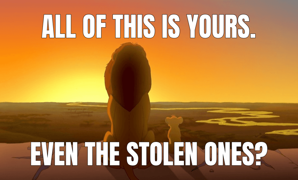 All of this is yours.