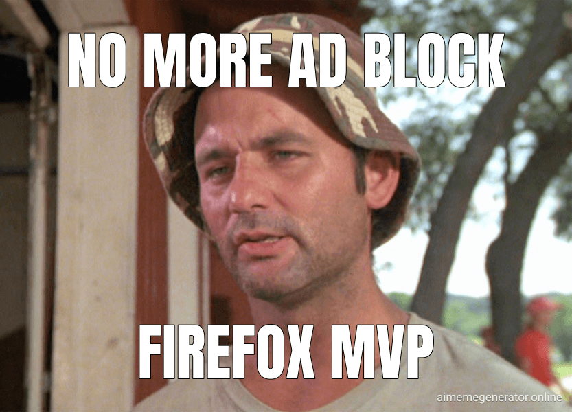 No more ad block