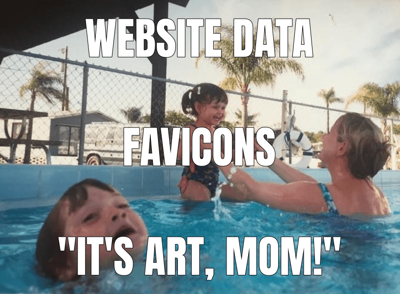 Website data — Mother Ignoring Kid Drowning In A Pool meme