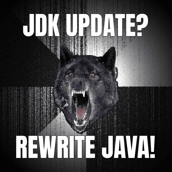 JDK update?
