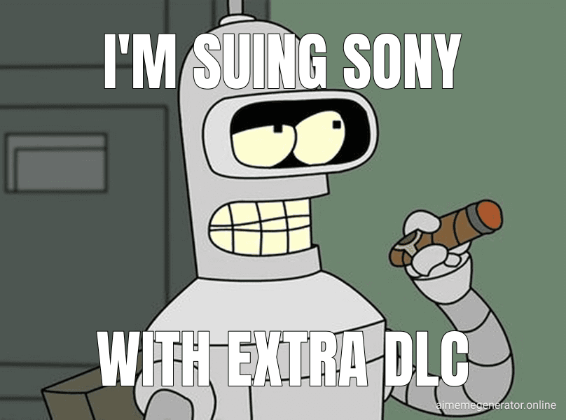 I'm suing Sony