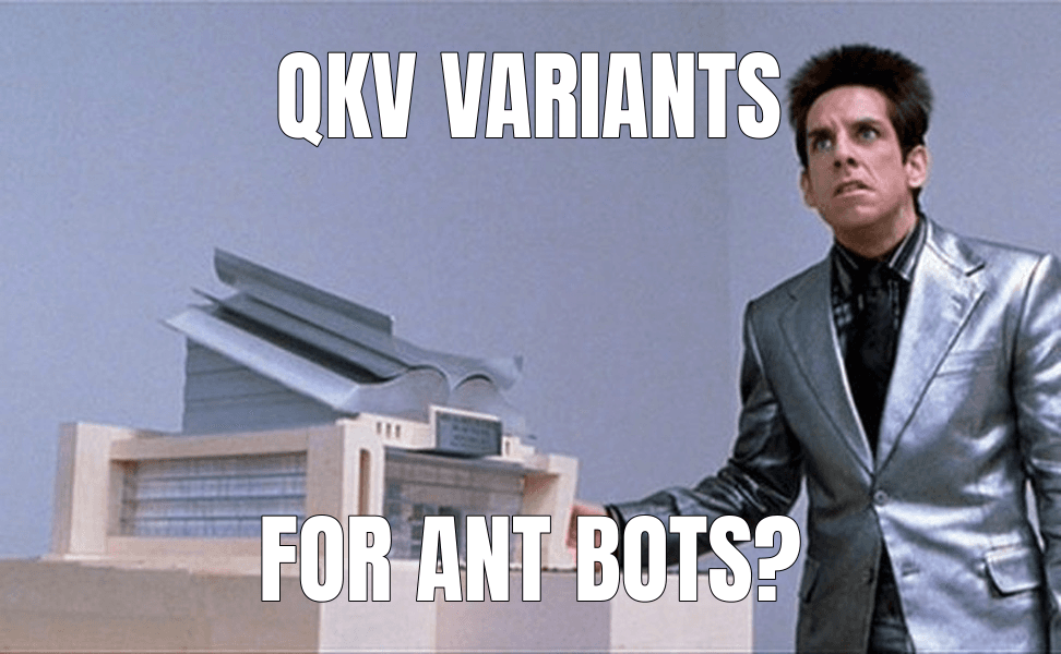 Meme made from "Do transformers need three projections? Systematic study of QKV variants"