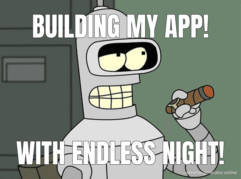 Building my app!