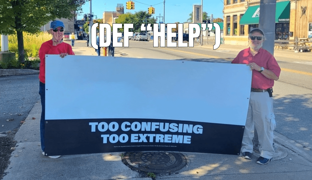 (def “help”)