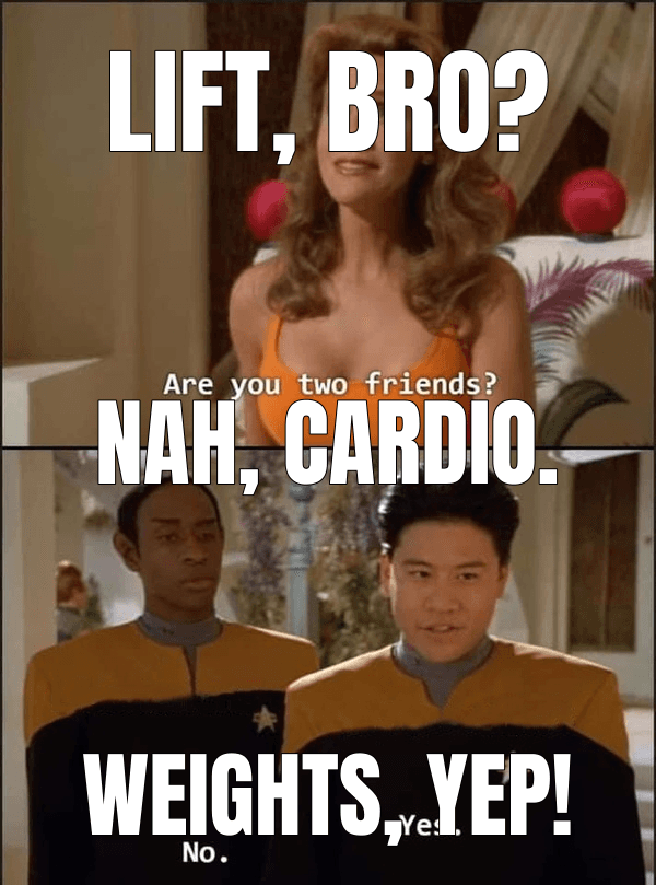 Lift, bro? — Are You Two Friends? meme