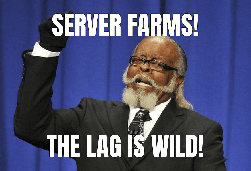 The Rent Is Too Damn High meme about "Data centers trigger voter backlash"