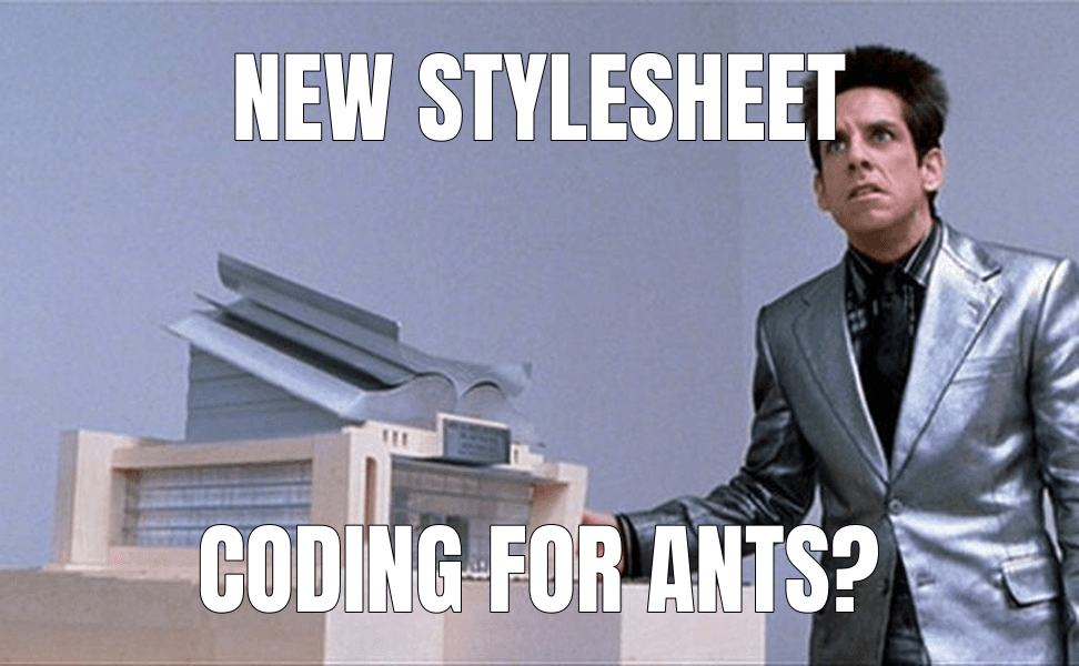 What is this, a Center for Ants?! meme about "98.css"