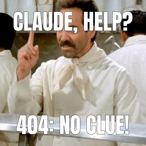 Claude, help?