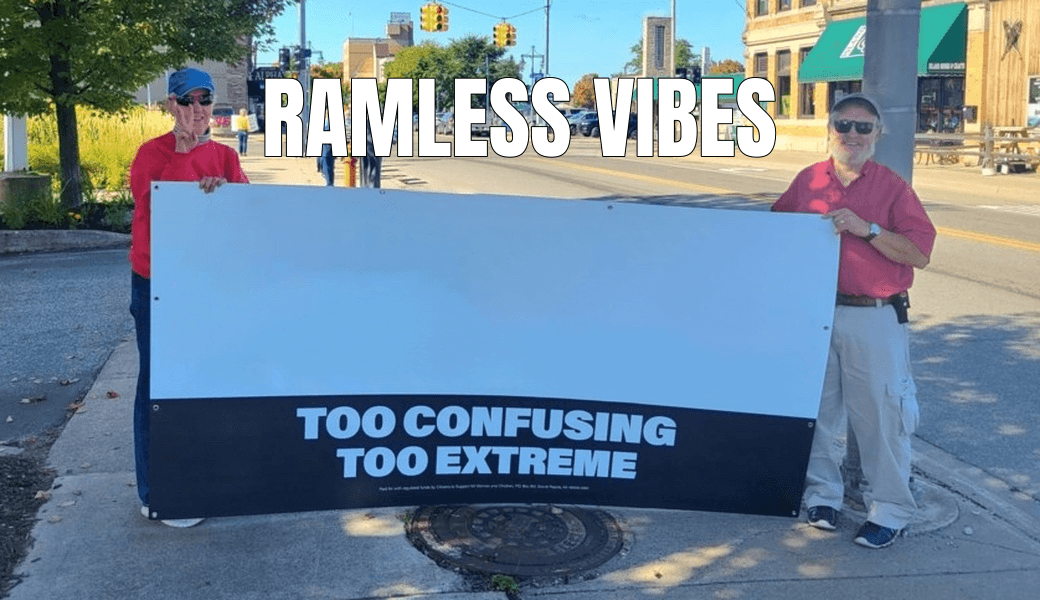 RAMless vibes (Too Confusing, Too Extreme meme)