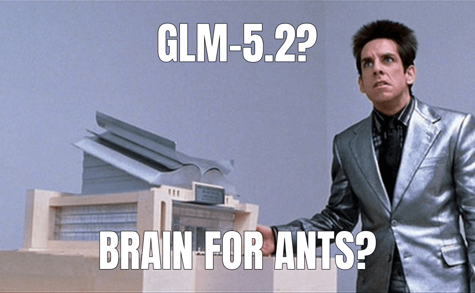 What is this, a Center for Ants?! meme about "ZCode – Harness for GLM-5.2"