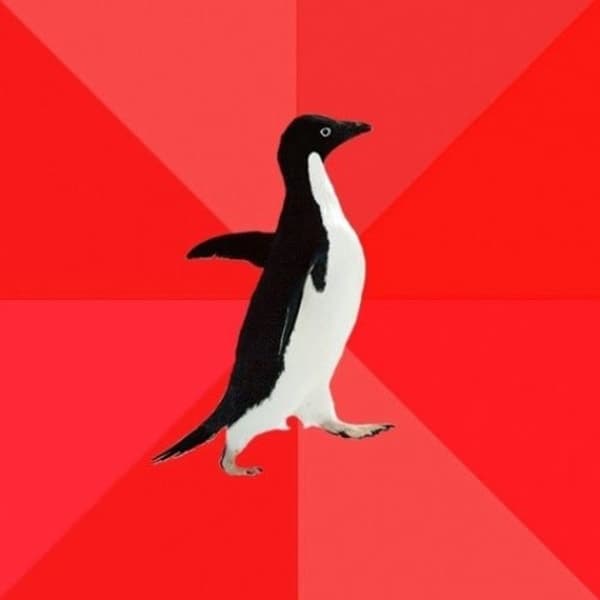 Socially Awesome Penguin