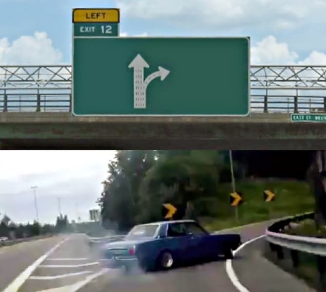 Left Exit 12 Off Ramp