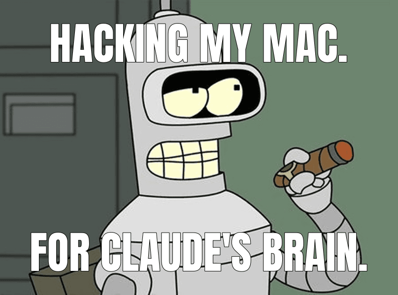 Hacking my Mac.