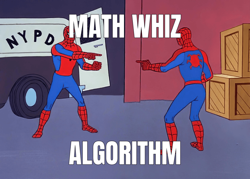 Meme made from "Human mathematicians are being outcounterexampled"