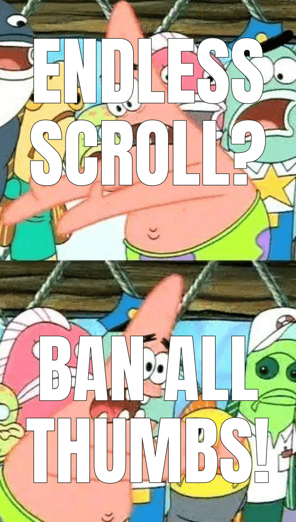 Endless scroll?