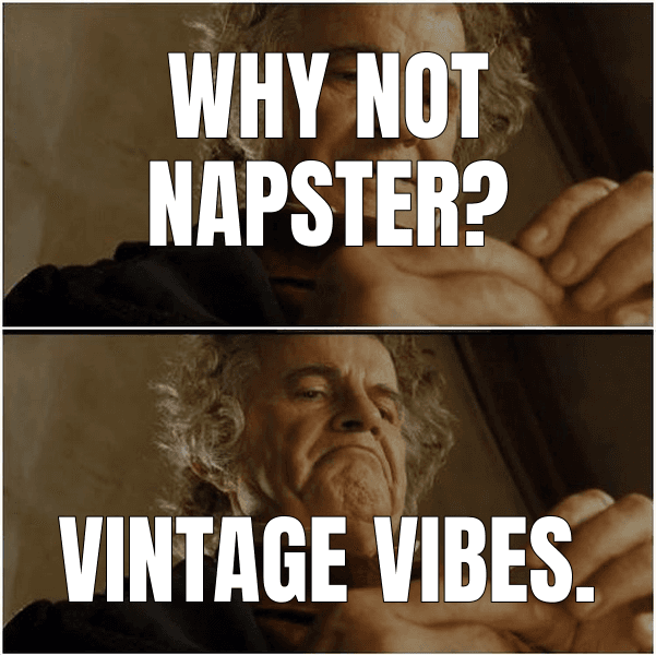 Why not Napster?