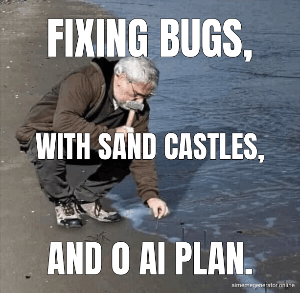 Fixing bugs,