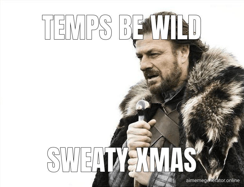 Winter is coming meme about "Super El Niño Keeps Growing as New Forecasts Reach Record Territory Ahead Winter"