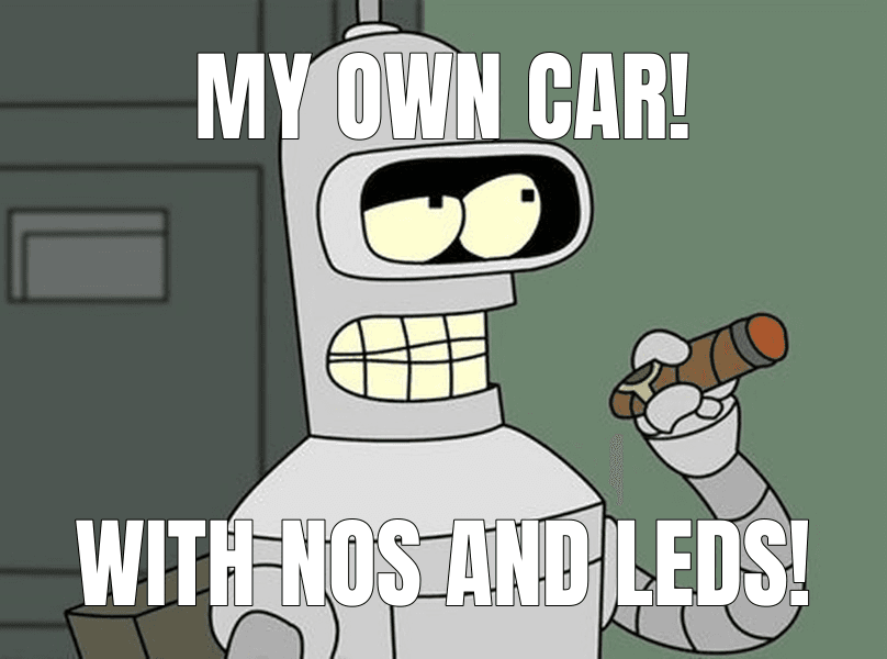 My own car!